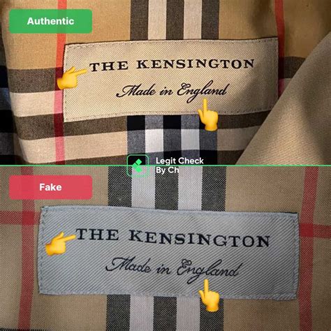 how to spot fake burberry pants|burberry trench authenticity check.